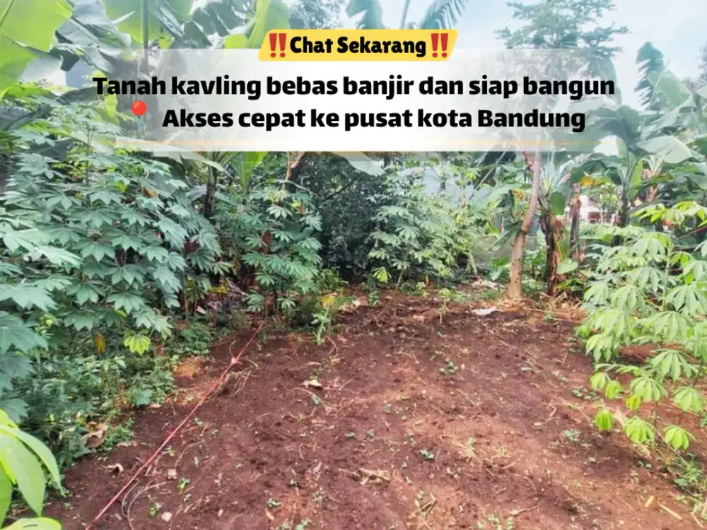 Tanah Favorit Dekat Tol Pasteur – 396 m² SHM Bandung
