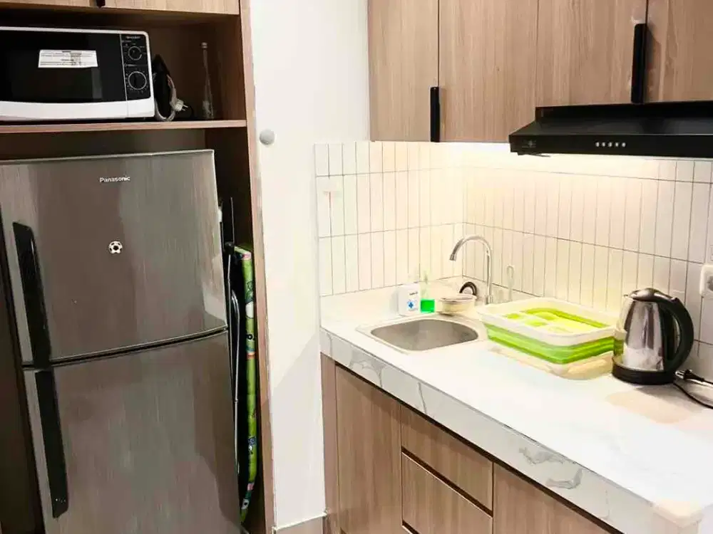 Disewakan apartemen sunter icon tipe studio lantai rendah full furnish bagus siap huni