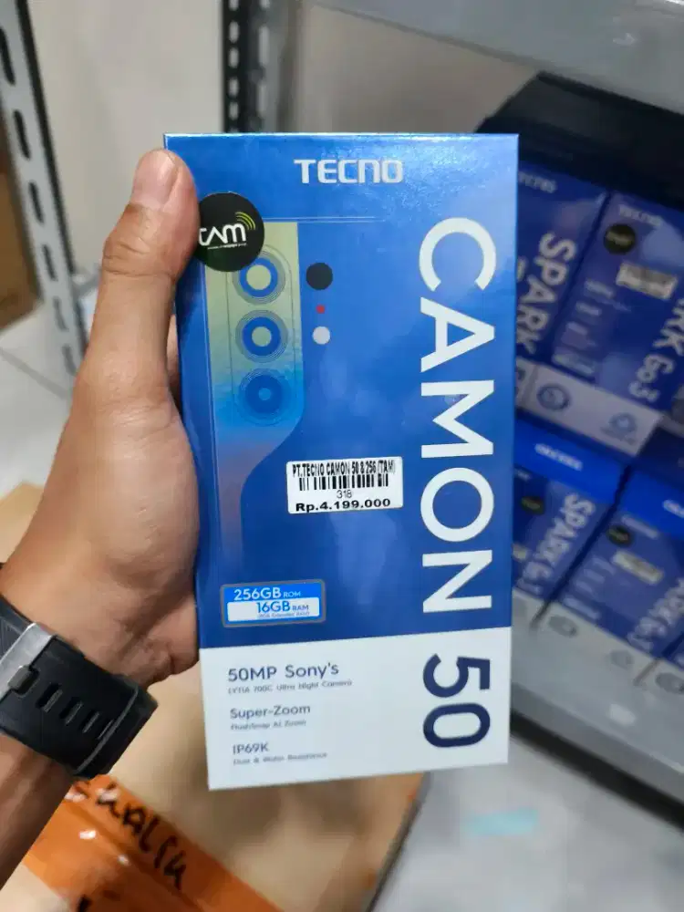 TECNO CAMON 50 8/128GB | ATLANTIS DAHSYAT