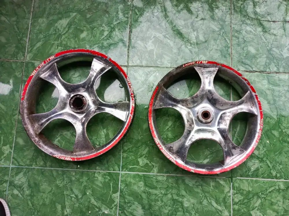 Velg matic lebar, jok vixion old, plat BG nmax