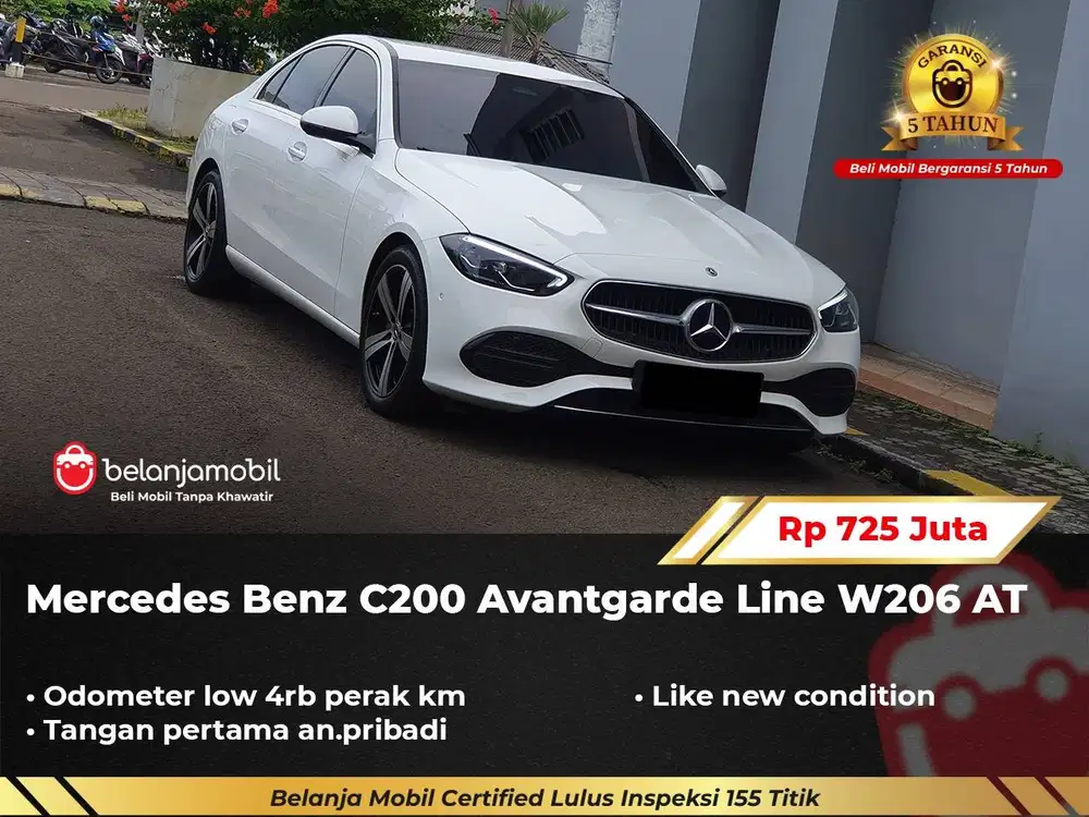 [LOW KM 4RB] Mercedes Benz Mercy C 200 C200 Avantgarde W206 2024/2025