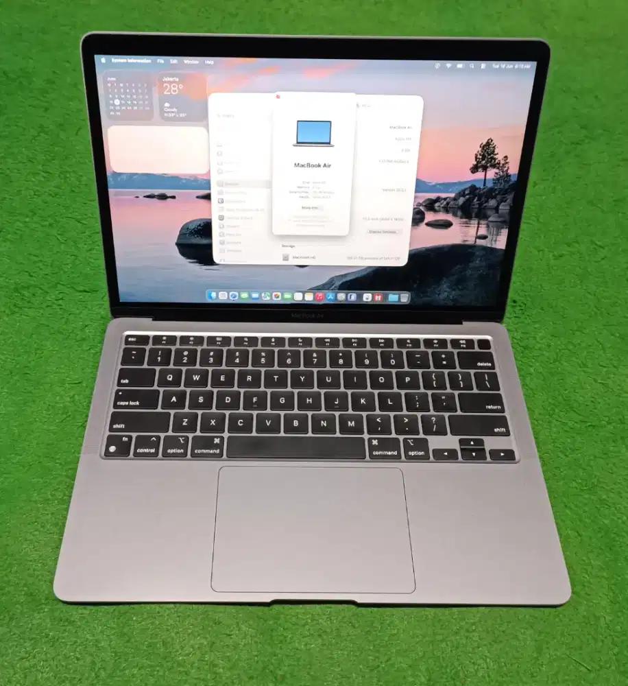 Apple MacBook Air M1 2020 M1 8/256 Grey Murah