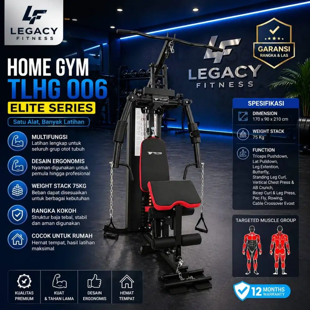 Home GYM Series TL HG 006 75kg Beban