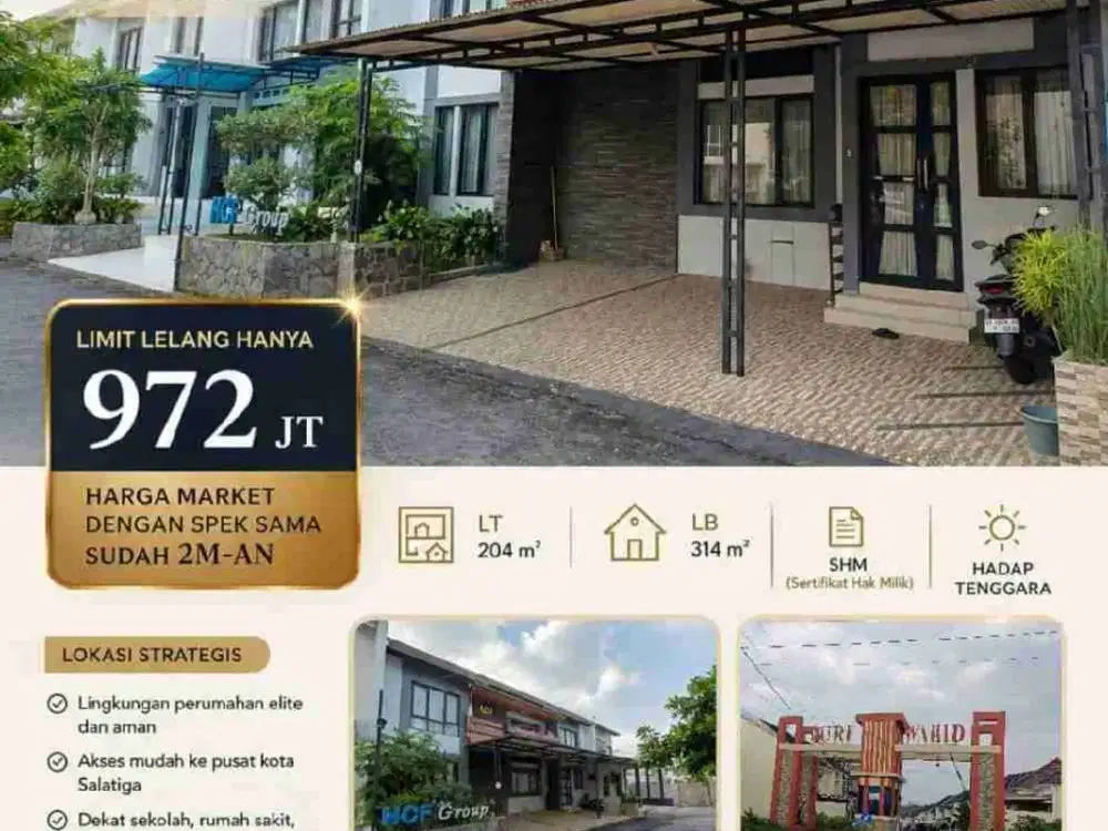 Kok bisa semurah ini , RUMAH 2 LANTAI DI CLUSTER ELITE SALATIGA CUMA 972 JUTA..
Bukan DP. Bukan Cicilan.
Ini LIMIT LELANG BANK,
Harga market rumah sekelas sudah tembus Rp 2 Miliar.
Potensi untung lebih dari Rp 1 Miliar