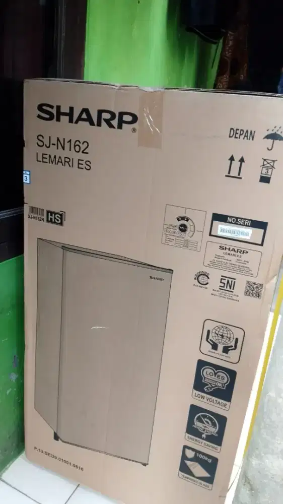 Kulkas Sharp 1 Pintu SJN-162N HS 133L Low Watt