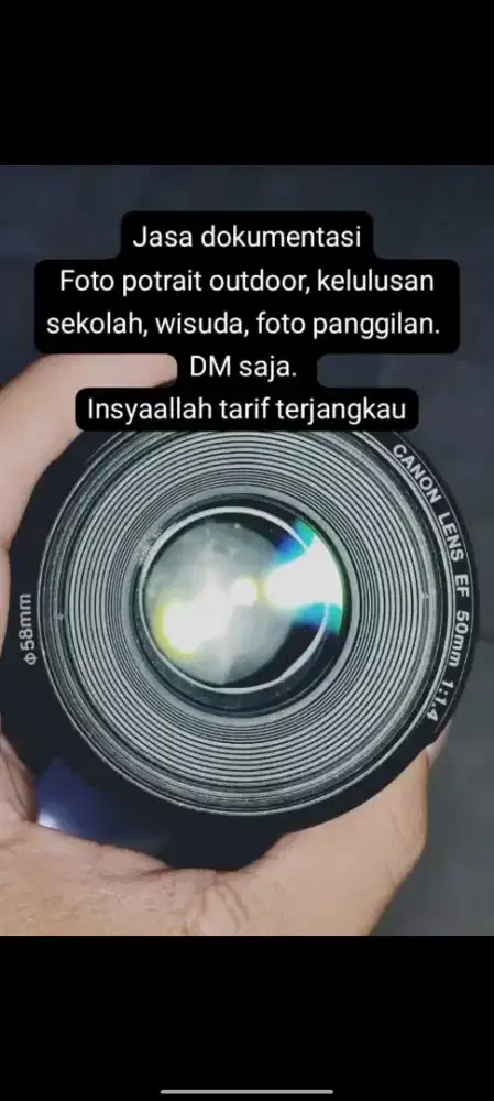 Jasa Foto potrait & dokumentasi acara pribadi