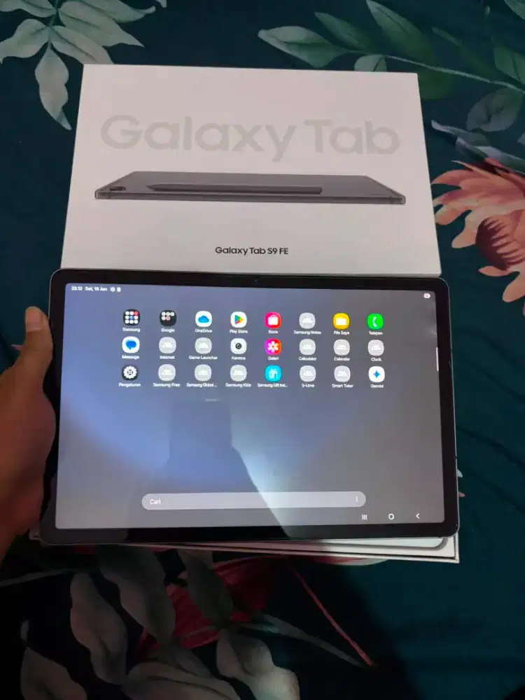 Samsung tab s9 fe ram 6/128 fullset