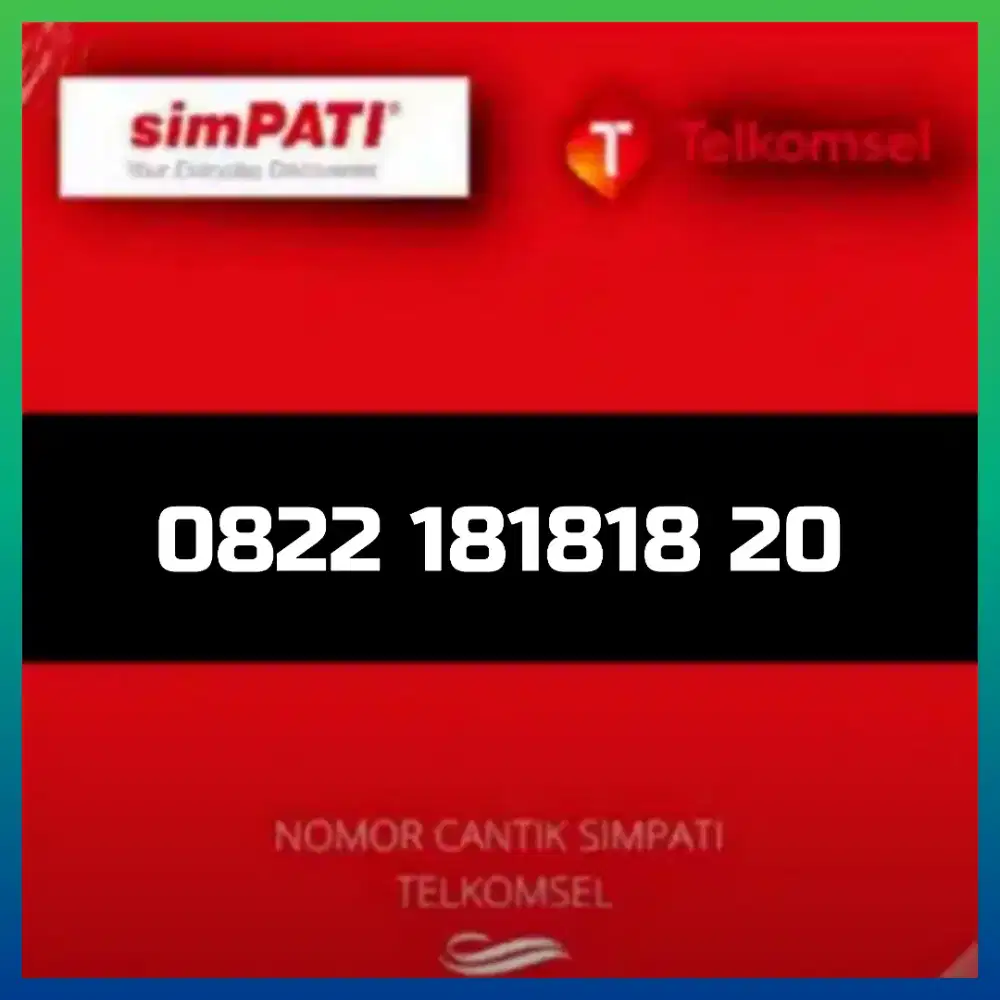 Perdana Nomor Cantik Simpati Telkomsel