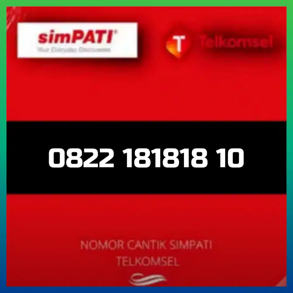 Nomor cantik simpati Telkomsel t