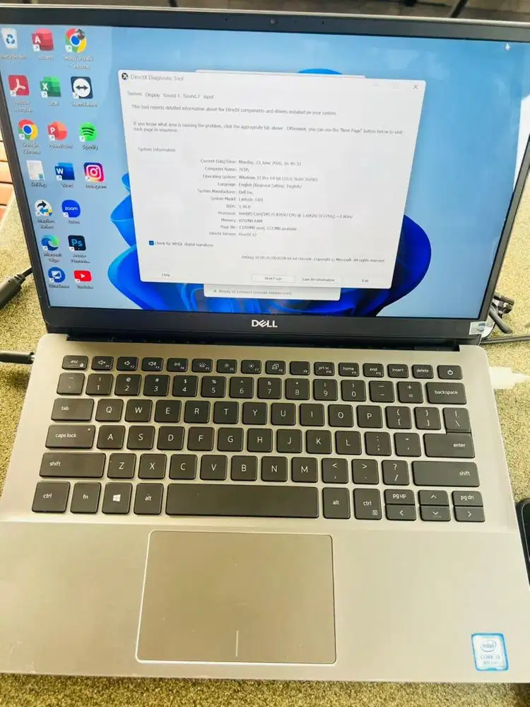 Laptop Dell 3301 i5 GEN 8