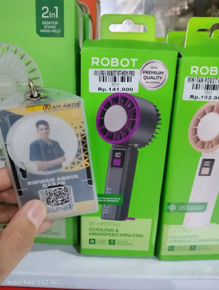 MINI FAN ROBOT RT HF01 PRO | ATLANTIS DAHSYAT