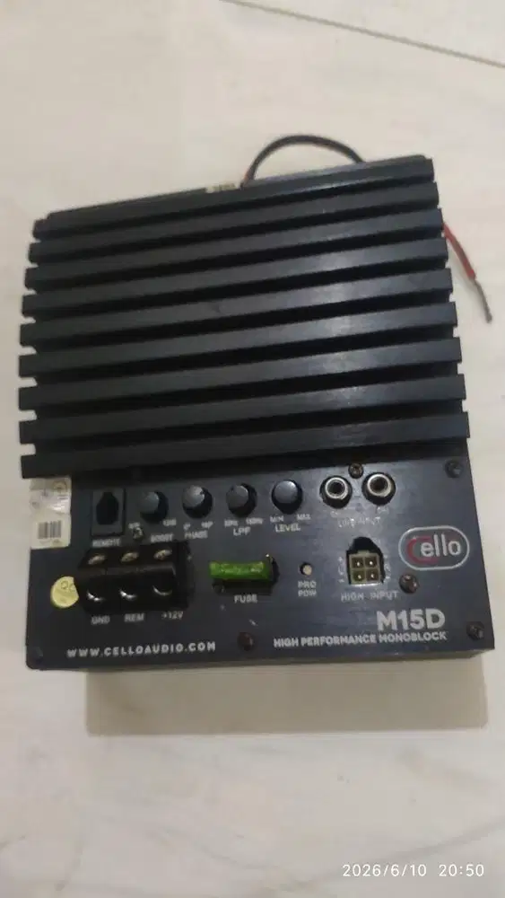 Amplifier monoblok cello m15DV1