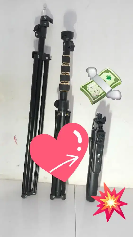 Tongsis tripod quadpod jovitek