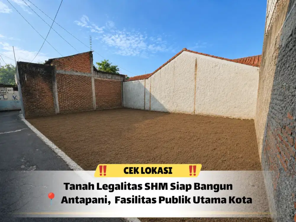 BURUAN! Tanah SHM Antapani Hanya Rp311 Jutaan