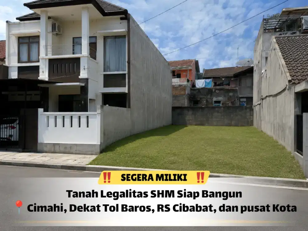 Kavling Premium Taman Mutiara Cimahi! SHM Siap Bangun, Lingkungan Elite