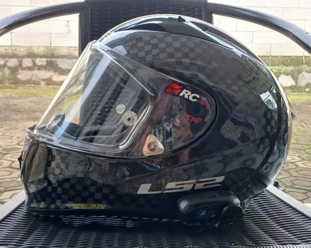 Helm Fullface Impor Branded - LS2 Arrow FF323 Evo Carbon Spreadtow