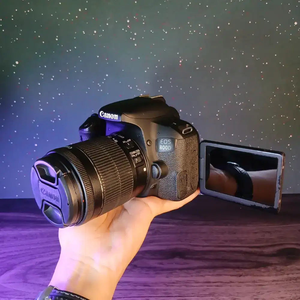 [LEBIH AWET] DSLR CANON EOS 800D SEPAKET LENSA