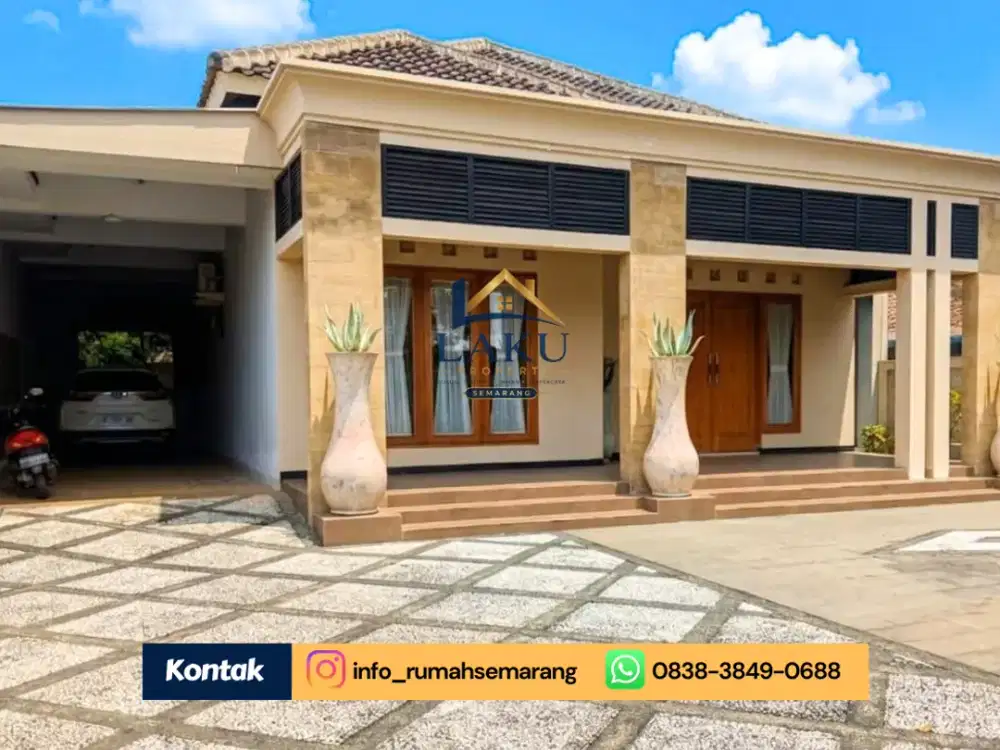 RUMAH SULTAN MEWAH & KOKOH STRATEGIS DI GUNUNGPATI SEMARANG