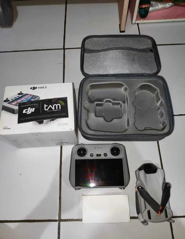 drone dji mini 3 rc layar combo
