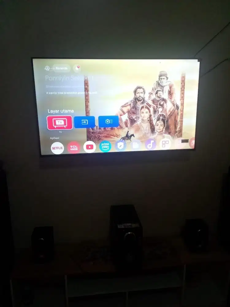 TCL 43inc pemakaian 3 bulan (NEGO)