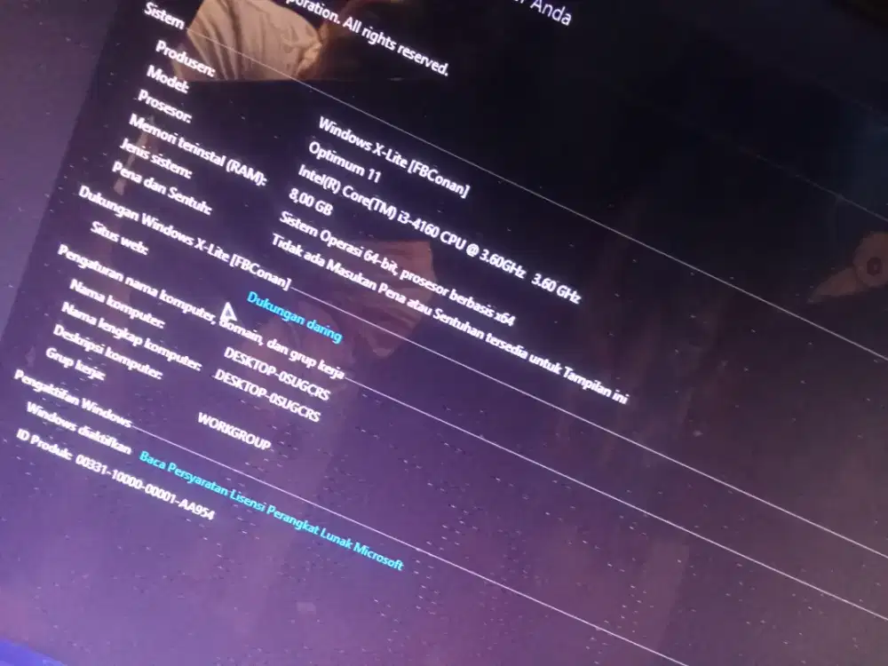 cpu saja gen 4 minus ga ad tutup kanan kiri