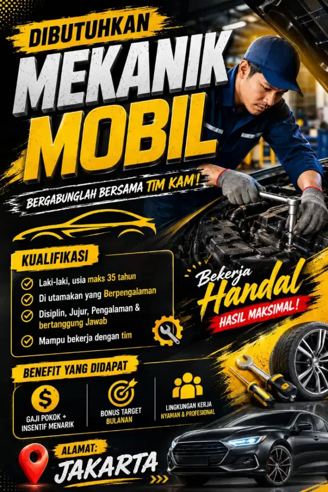 LOWONGAN MEKANIK MOBIL