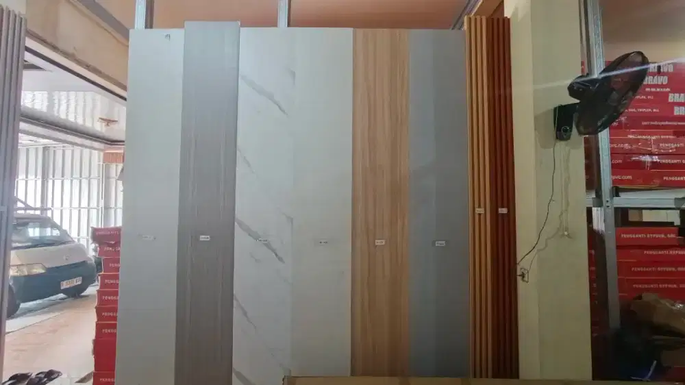 Pemasangan wallpanel kantor ruko