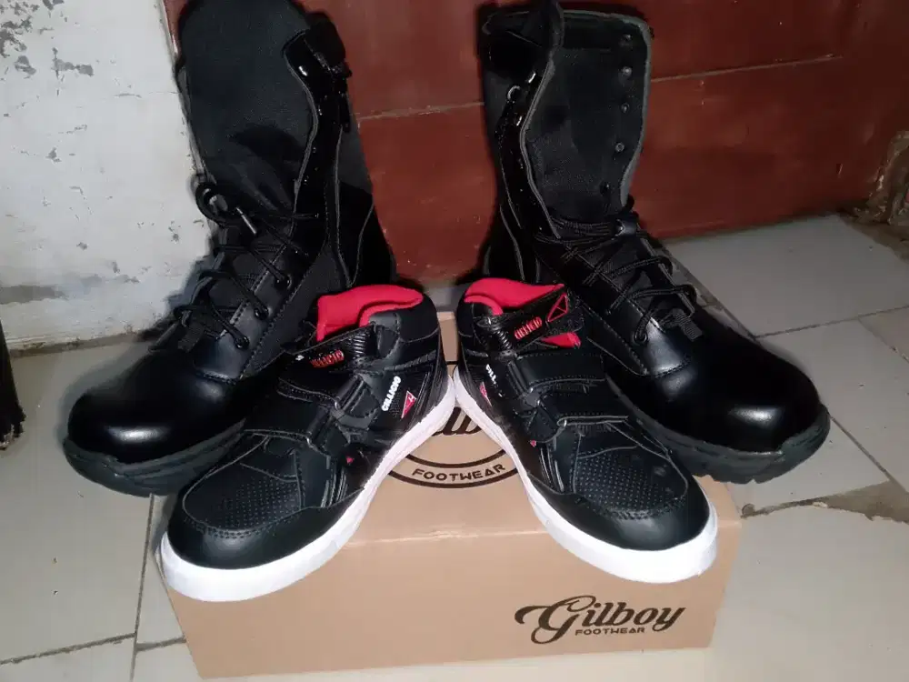 Sepatu PDL + Sepatu sekolah + Bor listrik