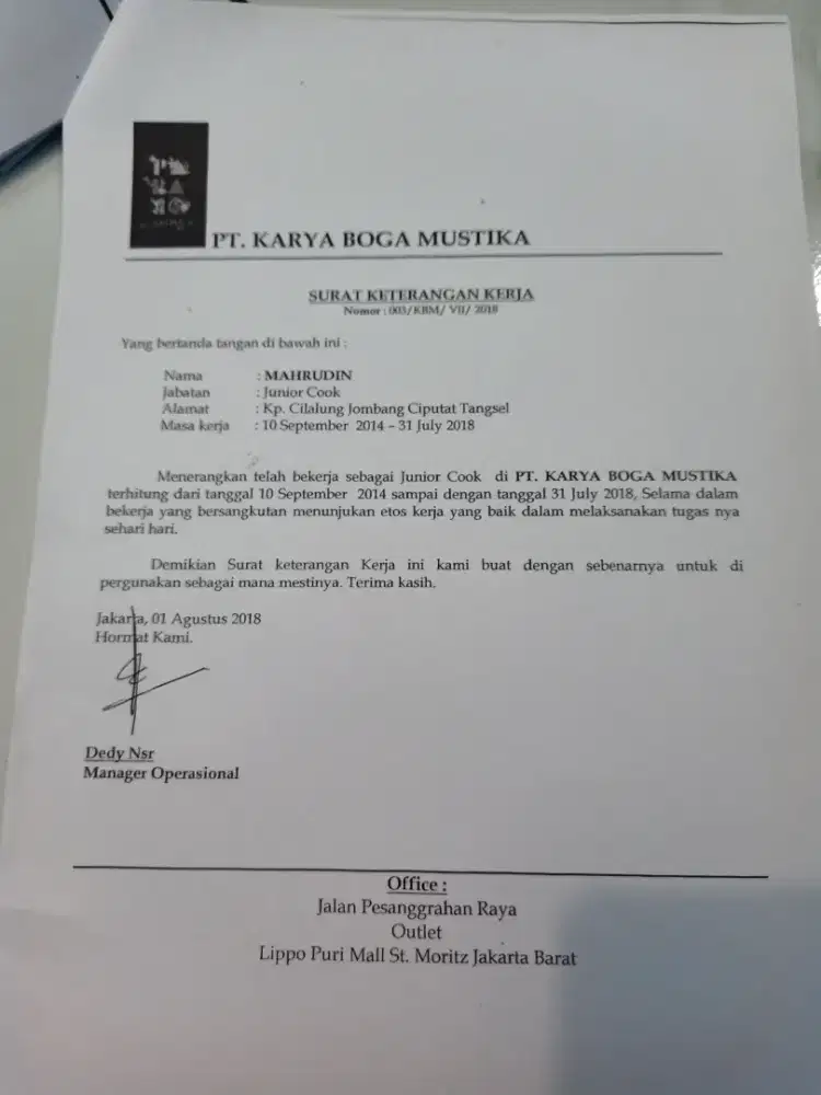 Mencari pekerjaan