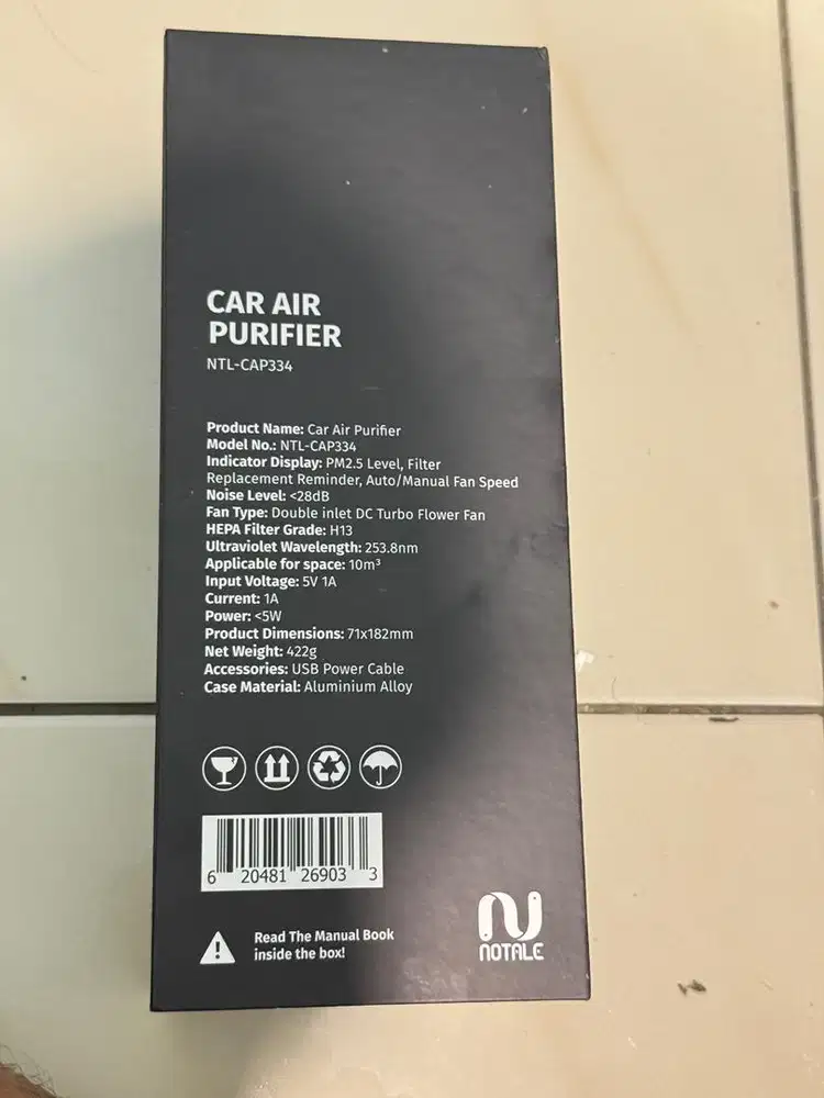 Notale Car Air Purifier NTL -CAP332
