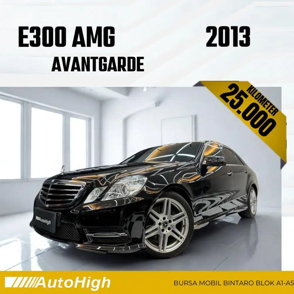DP10% [Km25.000] E300 AMG 2013 Black Reg 2014 #AUTOHIGH
