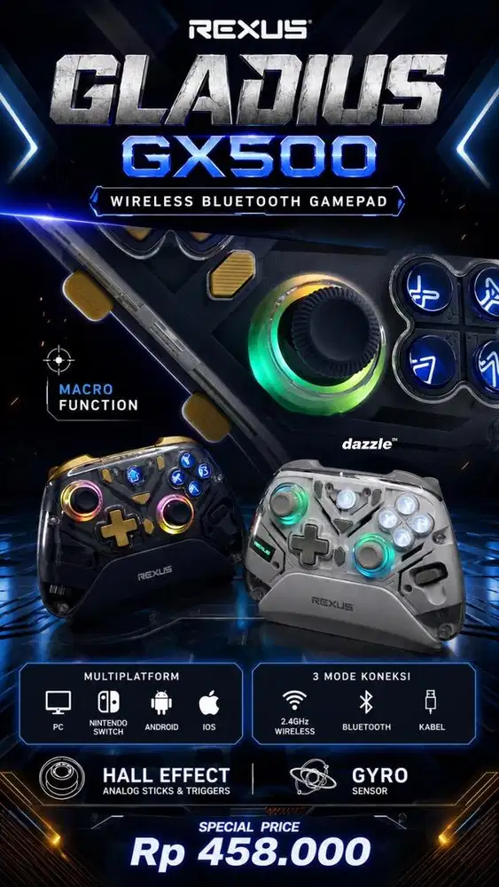 Gamepad wireless REXUS GX500