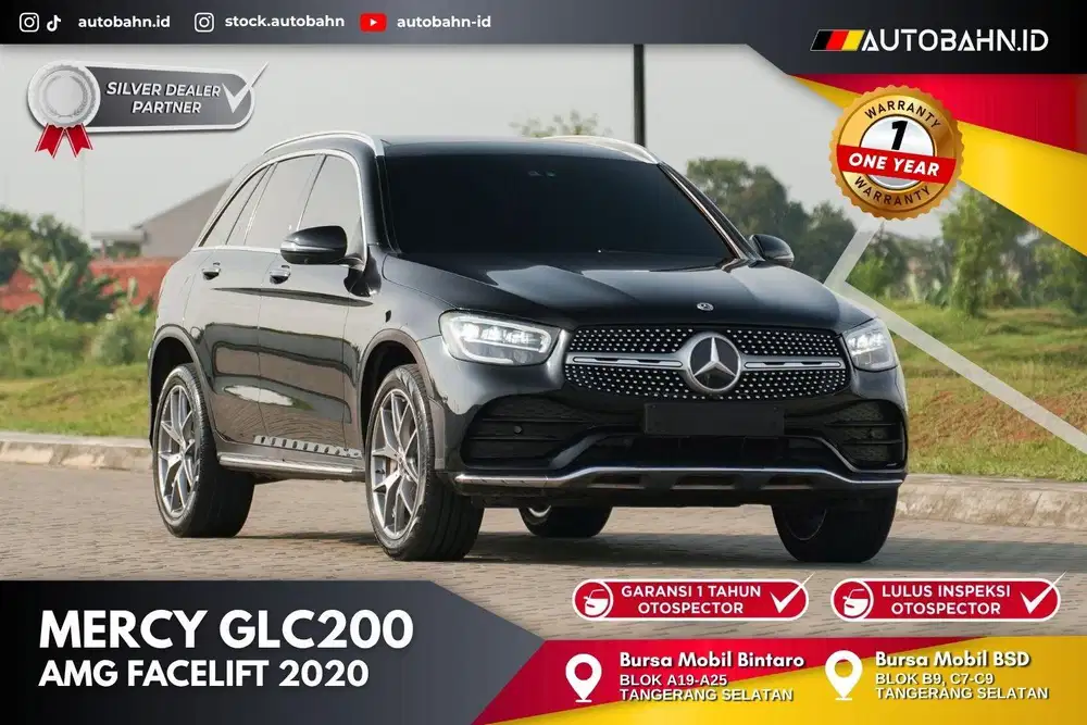 Mercedes Benz GLC200 AMG Facelift 2020 Black Warranty! X3 x1 c200