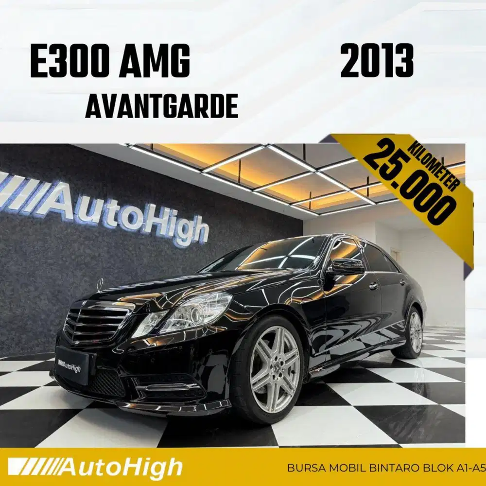 DP10% [Km25.000] E300 AMG 2013 Black Reg 2012 #AUTOHIGH