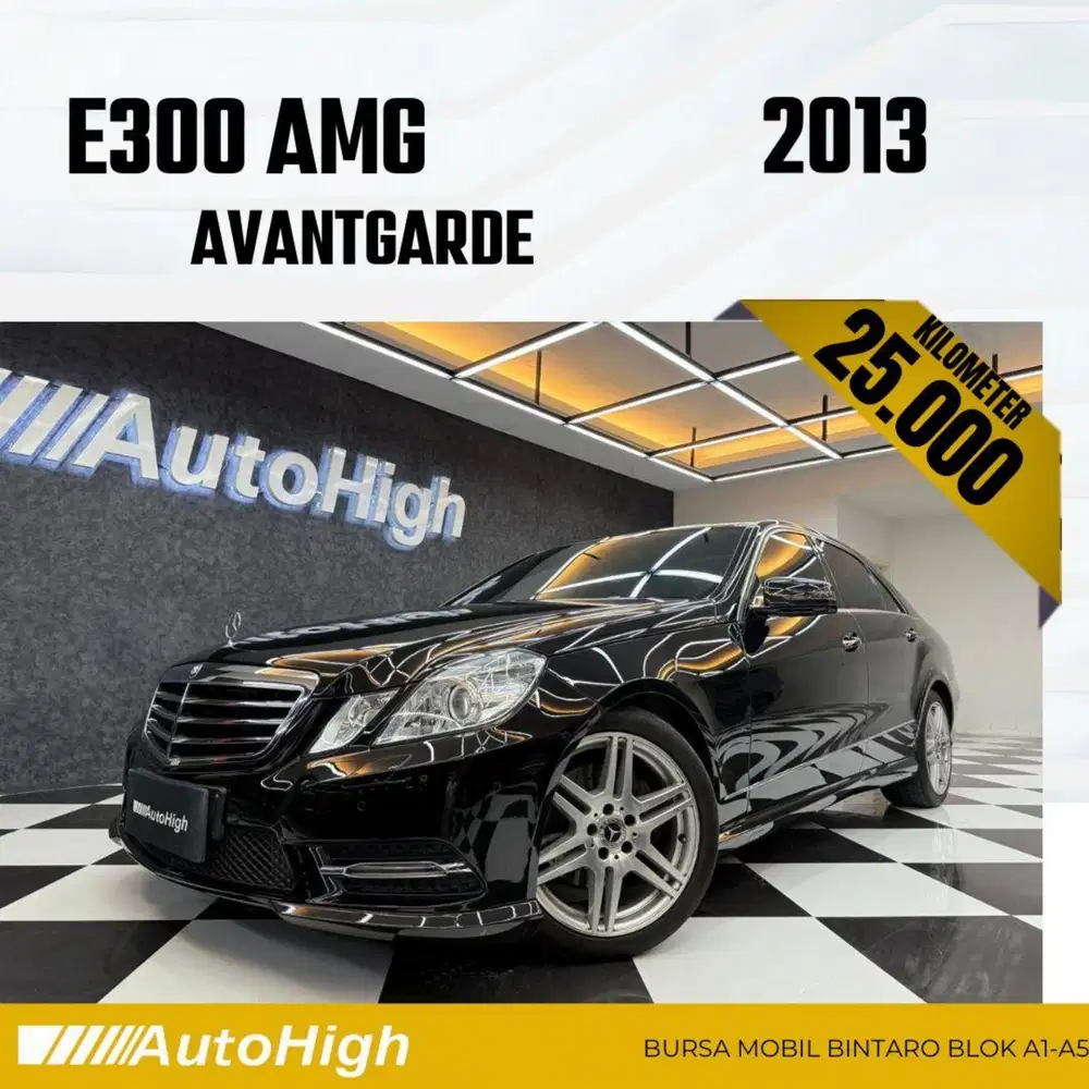 DP10% [Km25.000] E300 AMG 2013 Black Reg 2012 #AUTOHIGH