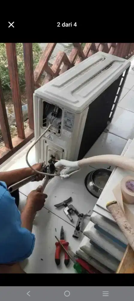 Jasa servis AC kulkas mesin cuci kompa air dll