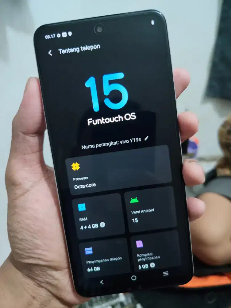 Vivo Y19s ram 8Gb 4+4/64Gb istimewa mulus no minus terbaik mantap