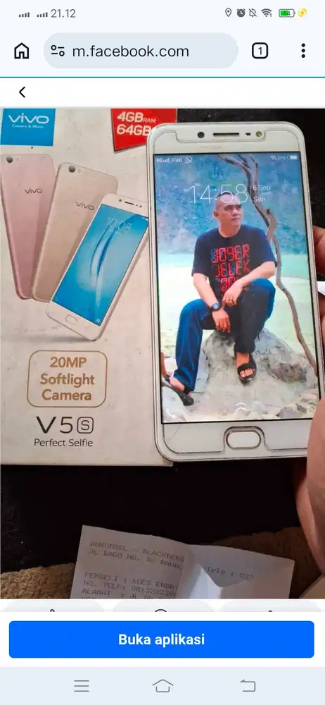 Vivo V5s Ram 4gb Rom 64gb