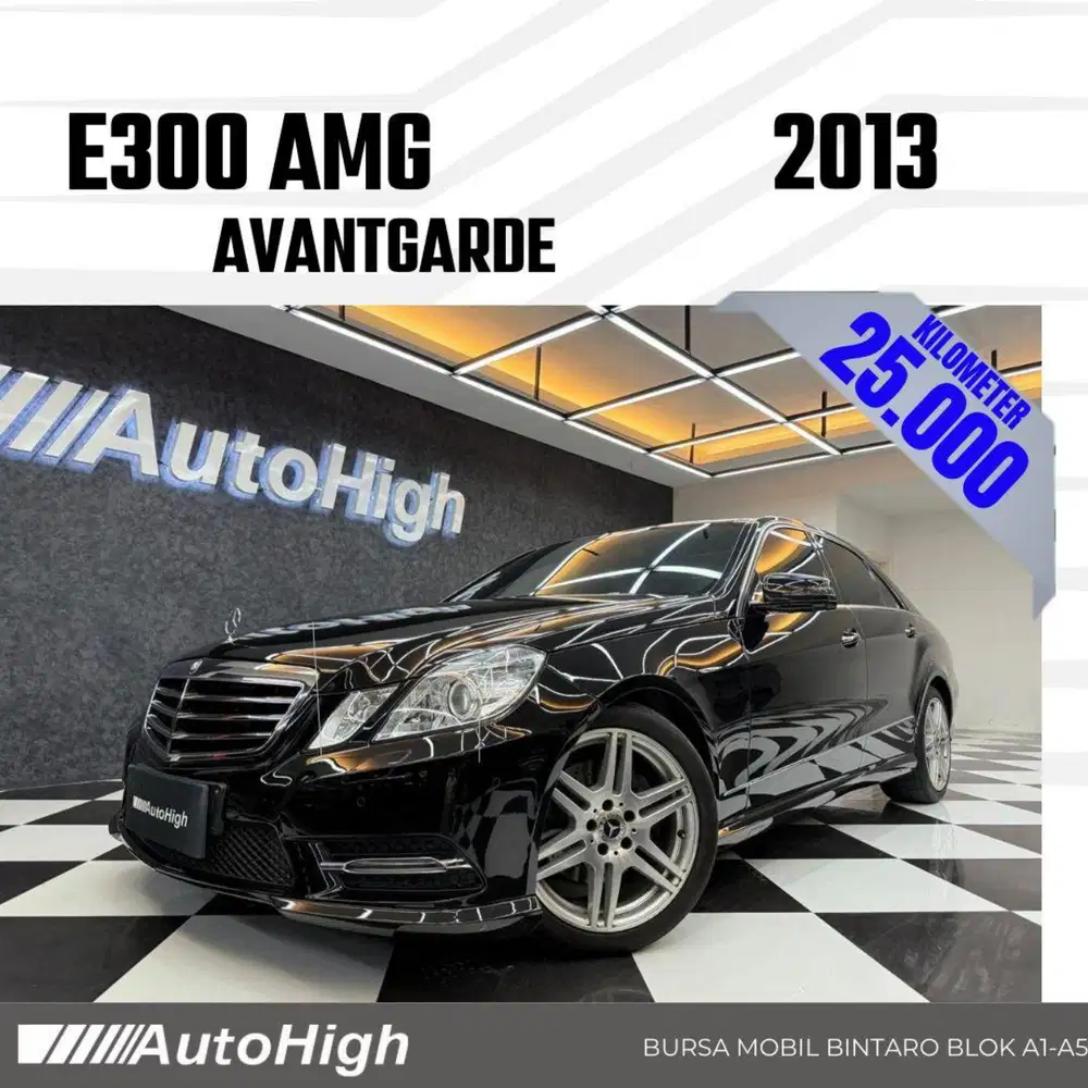 DP10% [Km25.000] E300 AMG 2023 Black Reg 2022 #AUTOHIGH