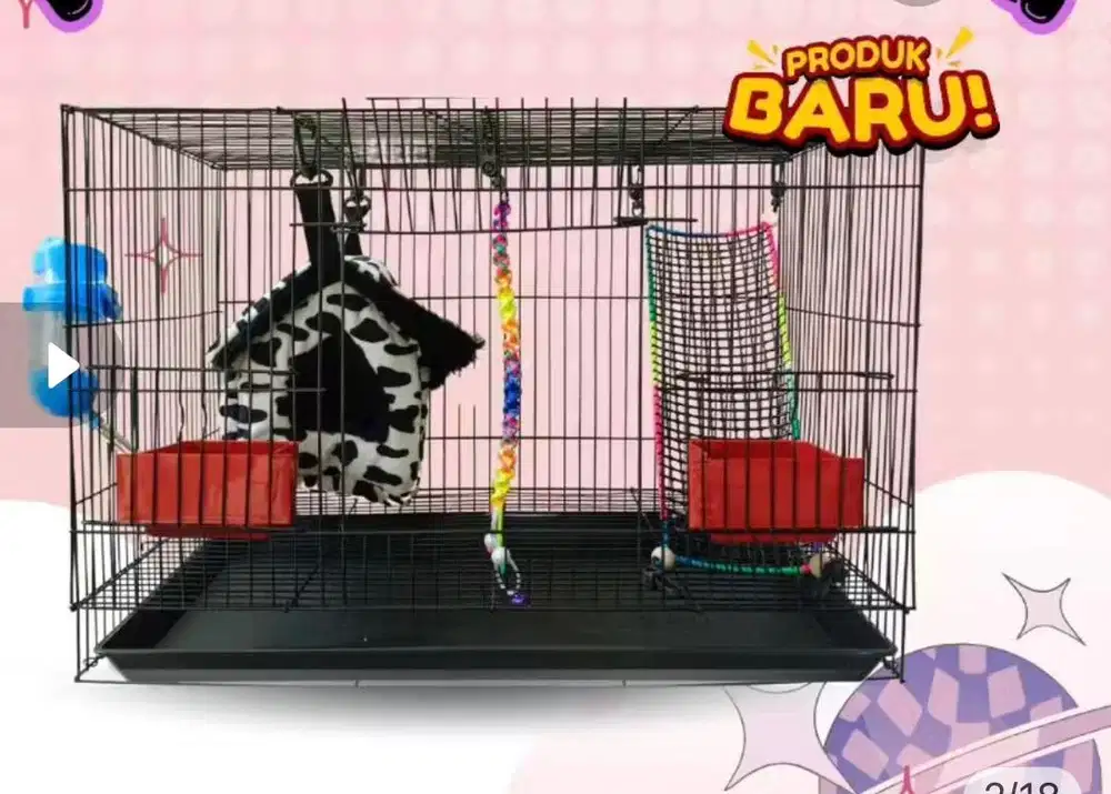 Kandang sugar glider full set