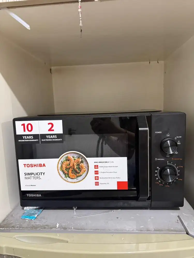 Microwave toshiba (mulus jarang dipake)