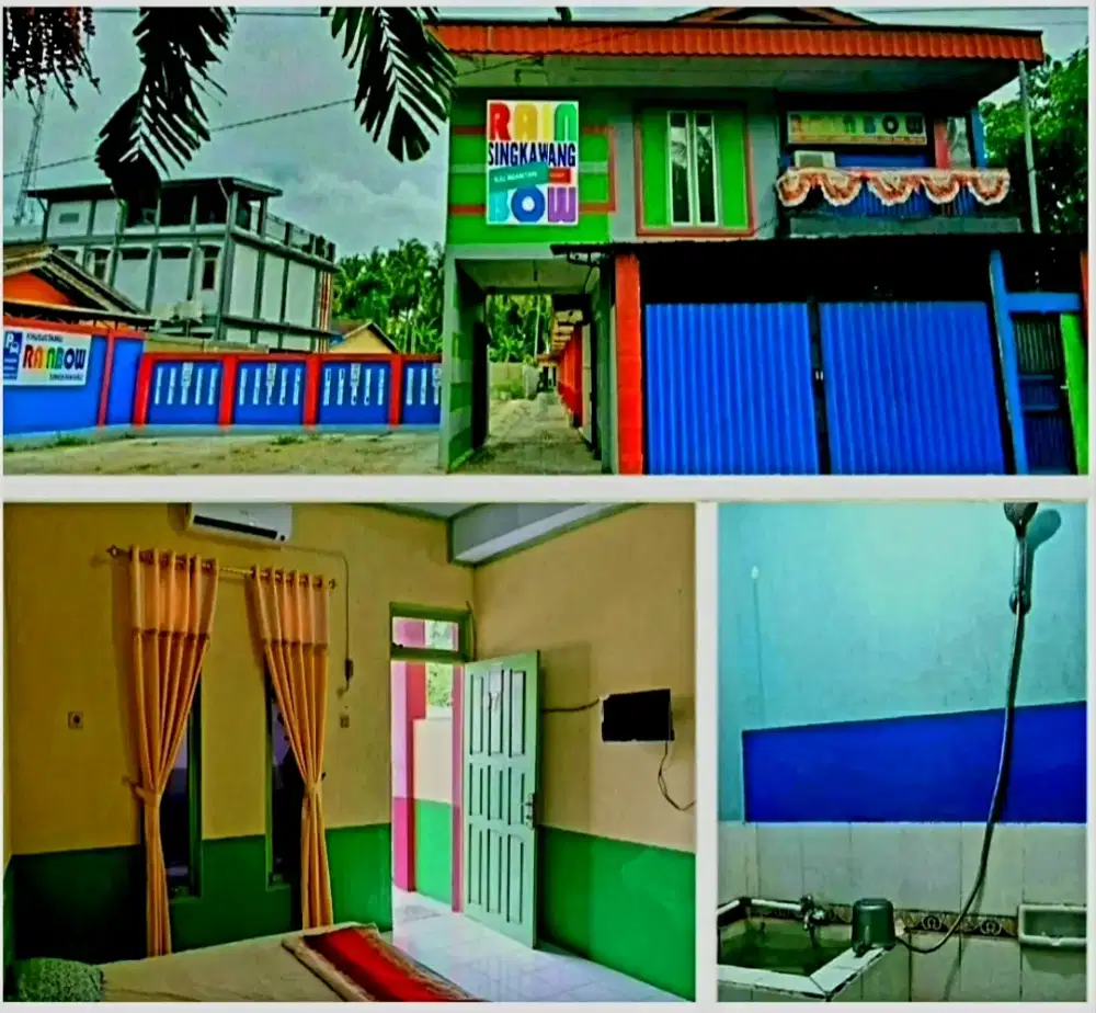 Dijual Kost 10 Kamar VIP & Rumah 2 Lt. di Pusat Kota Singkawang
