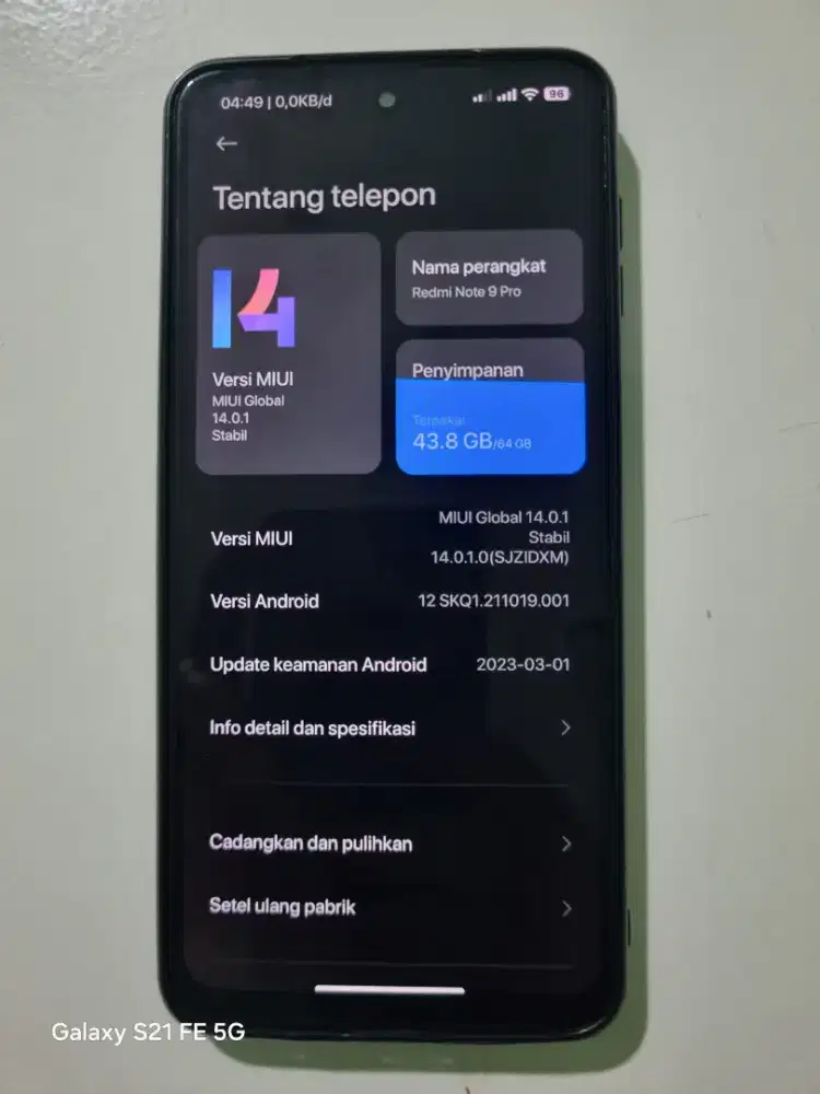 Redmi Note 9 pro 4/64gb