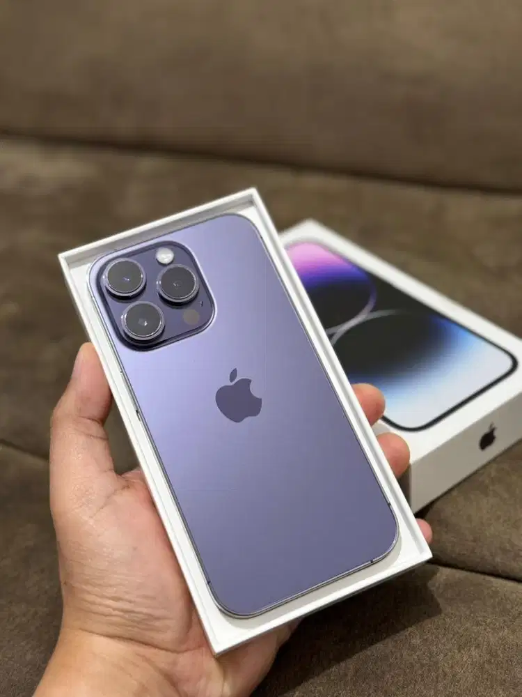 iBox | iPhone 14 Pro 128GB, Fullset Deep Purple Resmi TT 15 16