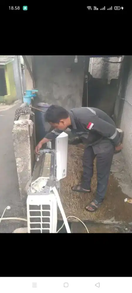 Jasa servis AC kulkas mesin cuci kompa air