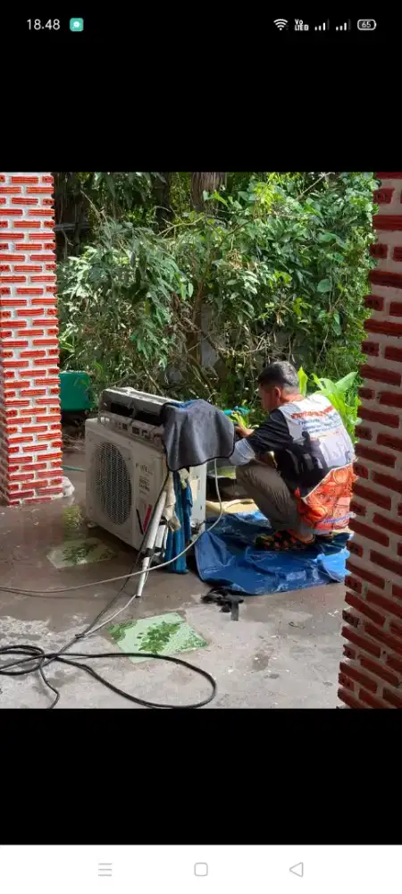 Jasa servis AC kulkas mesin cuci kompa air dll