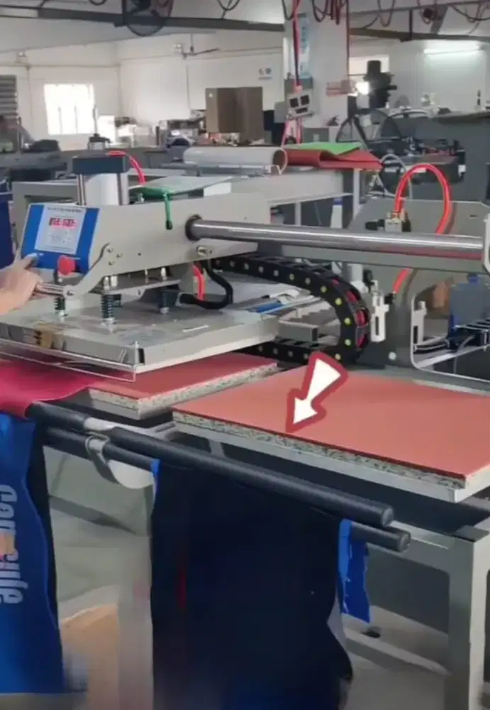 Mesin Press Panas 2 stasiun untuk Kaos