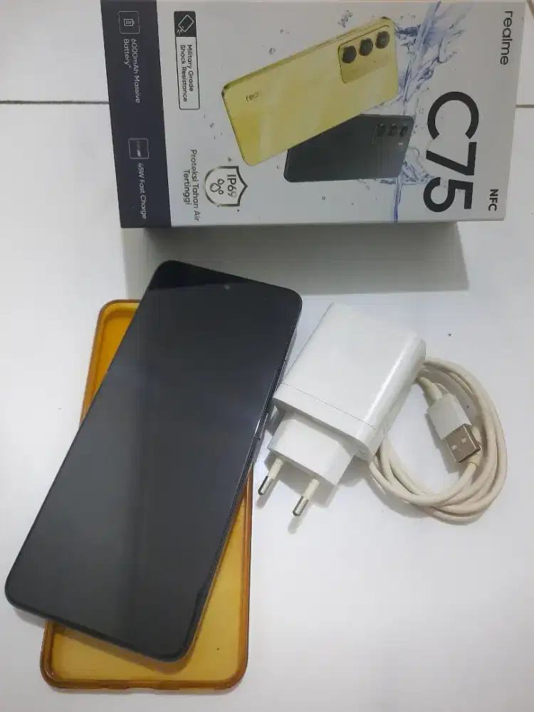 Realme C75 ram 8/256 NFC android 14 kamera jernih segel fullset