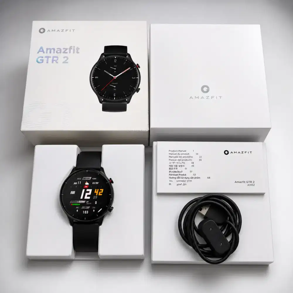 Amazfit GTR 2 fullset mulus amoled GPS altimeter barometer