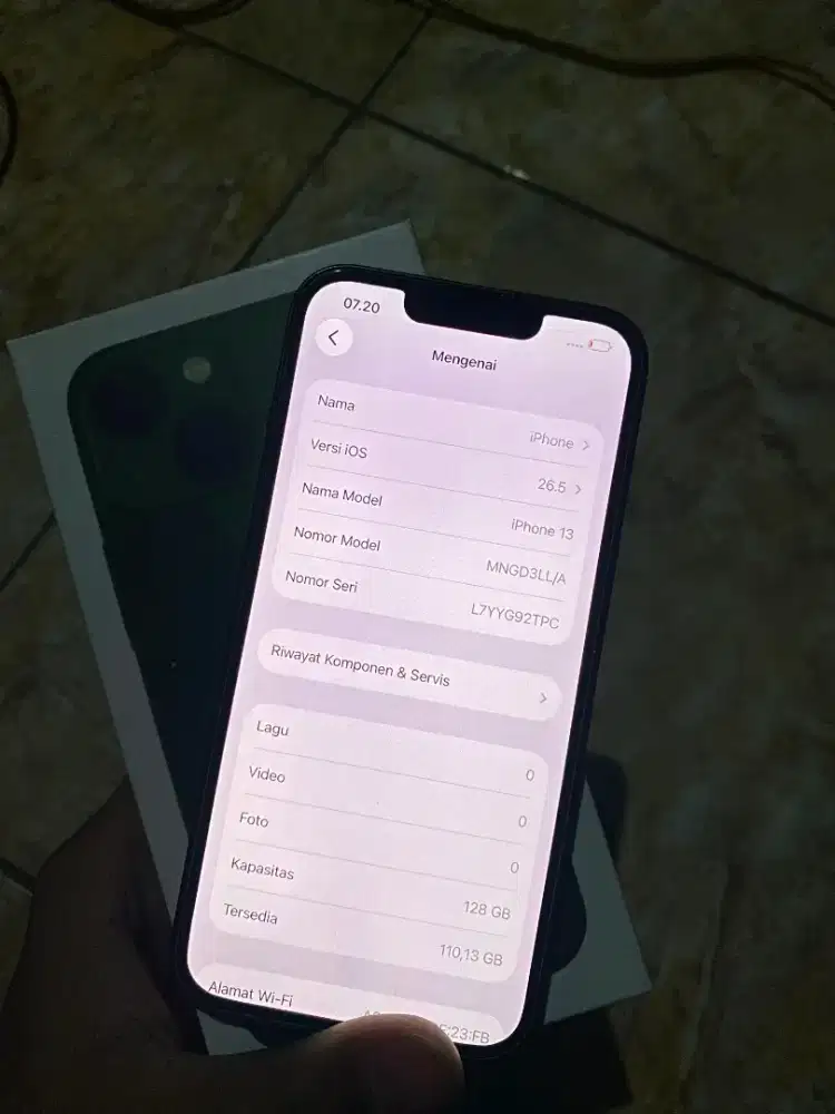 iPhone 13 128 inter